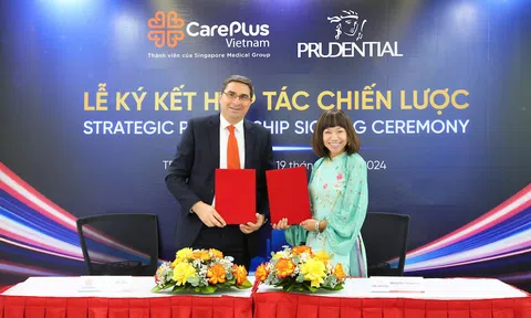 Prudential và CarePlus ký kết hợp tác chiến lược, cung cấp dịch vụ chăm sóc sức khỏe và tầm soát cho khách hàng